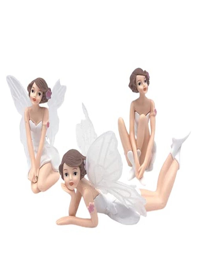 Marhaba traders 3Pcs Tooth Fairyfairy Figurines Angel Cake Topper Princess Figurine Cake Decoration For Girls Birthday Wedding Cake Decoration - Image 1